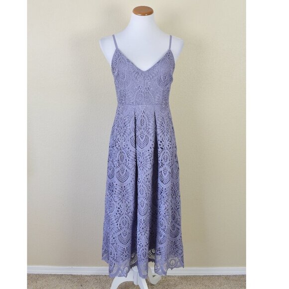 Gianni Bini Dresses & Skirts - Gianni Bini Abigail Lace Crochet Midi Dress - 4